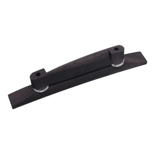 Puente de madera de ébano duradero para guitarra jazz archtop de 6 cuerdas, piezas de repuesto - Product Image 2