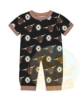 Piyama anak laki-laki 100% bambu pola kustom pakaian malam anak perempuan lengan panjang Set piyama pakaian uniseks Pjs