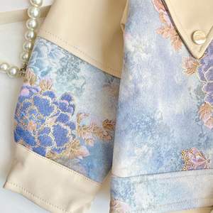 Nouvel ensemble 2026 LURI pour filles : Blouson motard et jupe plissée 100 % polyester, style coréen, collection boutique mode automne - Product Image 4