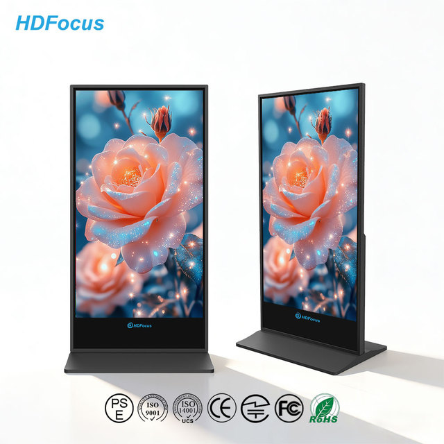 85 Inch Android 4K LCD Touch Screen Large Format Digital Signage Display Advertising Screen Interactive Floor Standing Kiosks