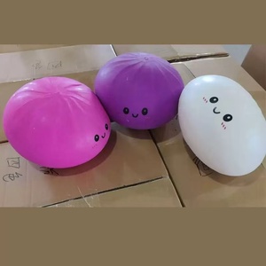 Oreiller géant à presser, jouet anti-stress en forme de boulette vapeur extra large, en plastique, pour enfants de 5 à 7 ans, soulagement de l'anxiété - Product Image 5