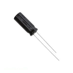 Condensador de Aluminio de 560 uF, Canal del Fabricante, 20%, 25V, Tipo RADIAL TH UPA1E561MPD - Product Image 1