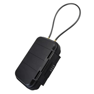 Coffre-fort de voyage étanche avec apparence bleue colorée, serrure à combinaison à 4 chiffres G13, rangement suspendu pour le camping en plein air - Product Image 6