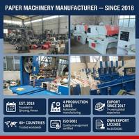 Nouvelle machine manuelle de découpe de papier toilette, scie à ruban, lame à rouleaux, machine de transformation du papier, papier essuie-tout, contrôlée par PLC