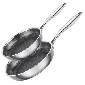 Padella multifunzione da cucina per la casa <span class=keywords><strong>3</strong></span> strati 304 padella in acciaio inossidabile - Product Image 1