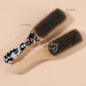 LOGO personalizzato 3000 + colori spazzole per barba double face da uomo doppio uso barba capelli pulizia suino criniera faggio legno spazzola - Product Image 4