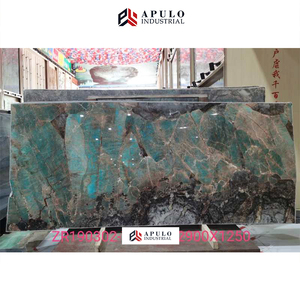 Losa de mármol gris azulado, breccia romana pulida de cuarzo <span class=keywords><strong>verde</strong></span> de lujo, amazonita tiffany - Product Image 3