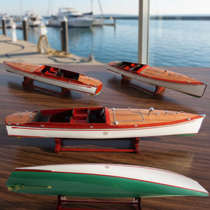 Modèle de bateau en bois Charles D. Mower Number Boat SB0094P - Bateau artisanal en bois - Product Image 3
