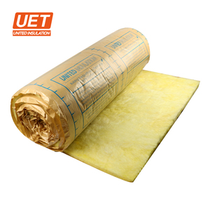 Isolation en fibre <span class=keywords><strong>de</strong></span> <span class=keywords><strong>verre</strong></span> pré-coupée UET R-21 avec revêtement kraft pour toiture/plafond et murs intérieurs/extérieurs - Product Image 1