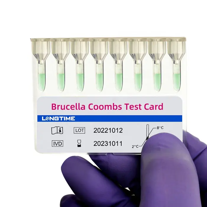 ותיק סיטונאי ISO/CE תעודה Brucella Coombs מבחן ערכת עם 12pcs עבור וטרינר