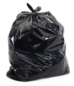 Tailin gros noir stockage sur rouleau PE recycler biodégradable en plastique poubelle sacs à ordures