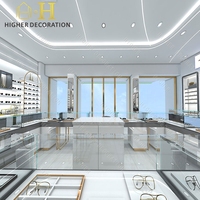 Présentoir à lunettes de luxe moderne pour magasin d'optique, vitrine de présentation de lunettes, décoration de magasin d'optique