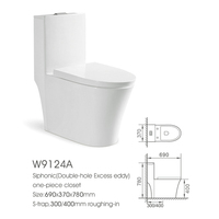 Hôtel projet Salle De Bain sanitaire siphonic une pièce wc toilettes taille