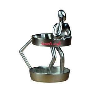 Portalápices de metal de escritorio, soporte de pluma de latón, decoración de escritorio - Product Image 2