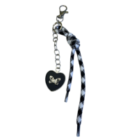 Yiliuba Porte-clés mini mignon imprimé en typographie, noué à la main, réutilisable, avec accessoires DIY, en nylon, pour sac à dos et alpinisme sportif