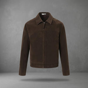 Blouson en jean streetwear ample d'hiver avec fermeture éclair, col montant, respirant, coupe-vent, imitation haut de gamme, vente en gros - Product Image 3
