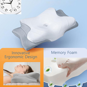 Oreiller en mousse à mémoire de forme en forme de papillon pour sommeil profond, idéal pour hôtels, zéro pression, zéro fatigue, fournitures de thérapie de réadaptation transfrontalières - Product Image 5