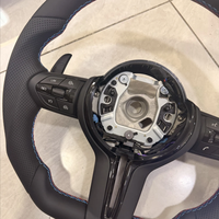 Volant de voiture personnalisé en cuir M Sport et fibre de carbone pour BMW F30 F10 F20 F32 F36 F22 F15 F25 F80 F82 M3 M4 M5 E90 E70 E46 E60