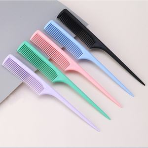 Peine <span class=keywords><strong>de</strong></span> Cola <span class=keywords><strong>de</strong></span> Rata Portátil al por Mayor, Peine <span class=keywords><strong>de</strong></span> Plástico para Peinar y Estilizar el Cabello con Mango Delgado - Product Image 3