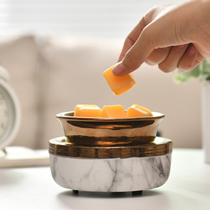 Chauffe-cire pour bougies, décoration d'intérieur, chauffe-cire pour bougies parfumées, plaque <span class=keywords><strong>chauffante</strong></span> en céramique, <span class=keywords><strong>lampe</strong></span> aromatique, huiles essentielles, <span class=keywords><strong>lampe</strong></span> à fusion de cire - Product Image 2