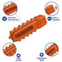 Jouet pour chien en caoutchouc durable et texturé, en forme de scie, pour outils électriques, pour la nettoyage des dents et l'hygiène dentaire, pour mâcheurs agressifs, avec couineur