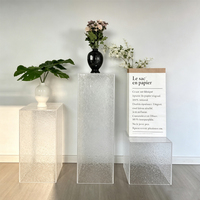 Table de chevet en acrylique personnalisée avec lampe LED rechargeable, 1 tiroir, design moderne pour chambre à coucher, mobilier d'hôtel