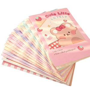 Juego de cuaderno personalizado con dibujos animados A5 <span class=keywords><strong>A6</strong></span> tamaño 82G papel con su logotipo MOQ 50 encuadernación térmica en espiral para promoción de regalos - Product Image 1