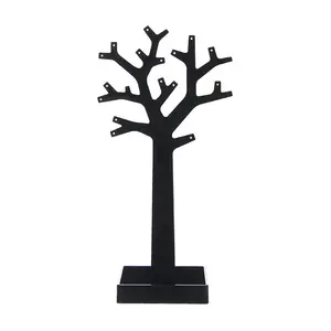 Acrylic Plastic Tree Jewelry Display Stand Organizer Bracelets Necklaces Earrings Holder