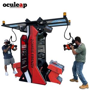 VR Arcade Oyunları Zombi Çılgınlığı Hareket Platformu AR/VR Eğlence Atış Simülatörü 2 Kişilik Atış Ekipmanı 5D Oyun Makinesi - Product Image 3
