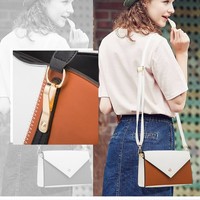 Tas Selempang Wanita Model Bucket Portable dengan Ritsleting, Set 4 Pcs Tas Ibu dan Anak