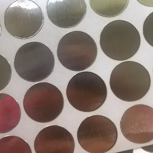 Aluminum Foil Tape Die-Cut Custom Thickness 0.05 0.06 0.08 0.1 Mm High Temperature Resistance Electromagnetic Induction Heat - Product Image 1