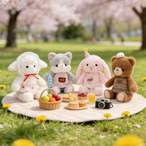 Peluche Adorable Ourson Chef Hug Me Baby, Tendance <span class=keywords><strong>TikTok</strong></span>, Ornement Décoratif, Compagnon de Jeu, Cadeau d'Anniversaire, Mini Jouets pour Enfants - Product Image 1