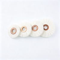 Brosse abrasive industrielle en céramique DIY avec centre en cuivre pour le polissage et l'ébavurage du métal, outil rotatif de finition de surface OEM