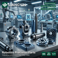 Pièces usinées CNC 5 axes IANGYIN, composants en aluminium usinés, tournés et percés sur mesure de précision