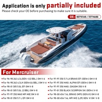 Pompe à eau en aluminium et fer pour Mercruiser Bravo 96-01 262 305 350 454 502 4.3L 5.0L 5.7L 6.2L 7.4L 8.2L