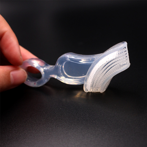 BPA Free Silicone trẻ sơ sinh ngón tay bàn chải đánh răng Babi đào tạo ngón tay bàn chải đánh răng và Teether - Product Image 5