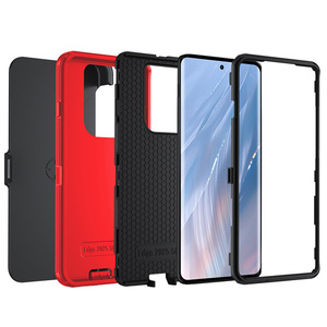 Étui de téléphone avec <span class=keywords><strong>clip</strong></span> de ceinture 3 en 1 pour ZTE BIADE V80 MAX BIADE <span class=keywords><strong>DESI</strong></span>, protection complète à 360 degrés - Product Image 4