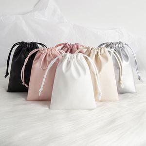 <b>Hot</b> Sale Fashion Waterproof Pu Leather Drawstring Shoe Packing <b>Bag</b> Customized Size Color Spring Summer Promotion Gift Cosmetic - Product Image 6