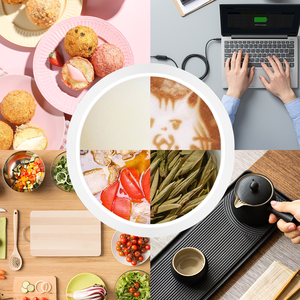 Mug chauffant intelligent en céramique artisanal à 55 degrés personnalisé avec chargeur <span class=keywords><strong>sans</strong></span> <span class=keywords><strong>fil</strong></span> à charge rapide pour téléphone portable en métal - Product Image 2