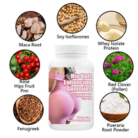Capsules d'agrandissement des hanches et des fesses à base de plantes, 3 jours, pilules ultimes de Maca pour l'agrandissement des fesses et des hanches