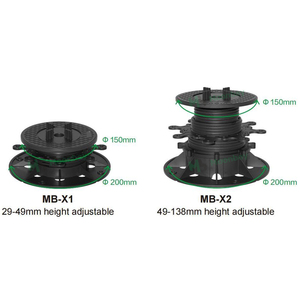 29-138mm có thể điều chỉnh ngói hỗ trợ boong hỗ trợ nhôm joist hỗ trợ bệ mái paver và sàn bệ lát - Product Image 3