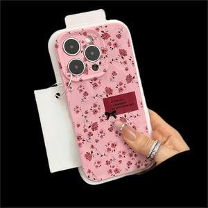 เคสโทรศัพท์ iPhone 17 Pro Max ลายจีบสีชมพู ฉลากภาษาอังกฤษ ผิวด้าน ตัดเย็บแม่นยำ ป้องกันการกระแทก - Product Image 3