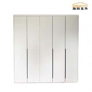 Santopova Fournisseur d'usine Prix d'usine Design moderne de placard sur mesure en contreplaqué MDF de luxe Armoire de chambre à coucher haut de gamme - Product Image 2