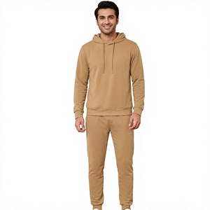 Conjunto de Sudadera con Capucha y Pantalones Deportivos 2 en 1 Unisex Finer Threads, Reversible, Ecológico, de Algodón Grueso de 500 g/m² - Product Image 1