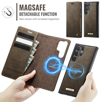 Étui portefeuille magnétique en similicuir avec support et porte-cartes pour Samsung S26 Ultra, compatible avec le chargement sans fil, pour Galaxy S25 Plus S24