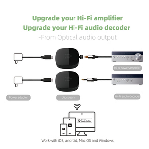 Adaptador AirPlay 2 iEAST OLIO Receptor de audio Funciona con Airplay 2 SRI Alexa M5 <span class=keywords><strong>audiocast</strong></span> modelo de actualización multi Room works - Product Image 4