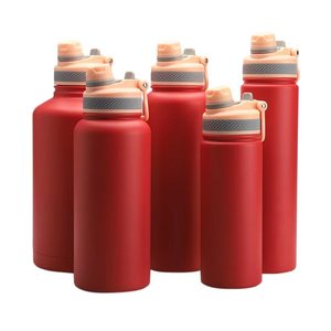 กระติกน้ำเก็บความเย็นสุญญากาศ สแตนเลส ขนาด 32 ออนซ์ ป้องกันการรั่วซึม พร้อมหูหิ้วเชือกพาราคอร์ด และฝาปิดแบบหลอดดูดน้ำ - Product Image 6