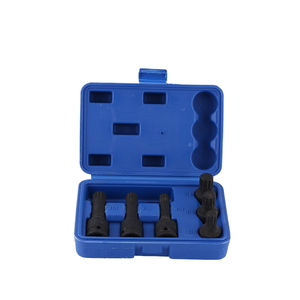 NBHTYT 1/2 Pneumatic Hexagonal Torx Socket <strong>Set</strong> <strong>6</strong>-<strong>Piece</strong> M14-M16 CR-Mo 12-Point Bit 3-Year Warranty Durable <strong>Car</strong> Repair Tool Box - Product Image 3