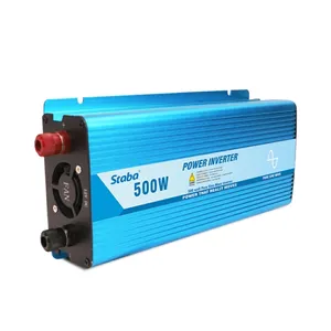 500W Pure Sine Wave Inverter Output 230V/110V LCD Display High Frequency DC