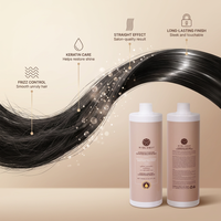 Traitement lissant pour cheveux à la kératine protéinée brésilienne ODM/OEM, crème lissante pour cheveux bouclés sains, 1000 ml